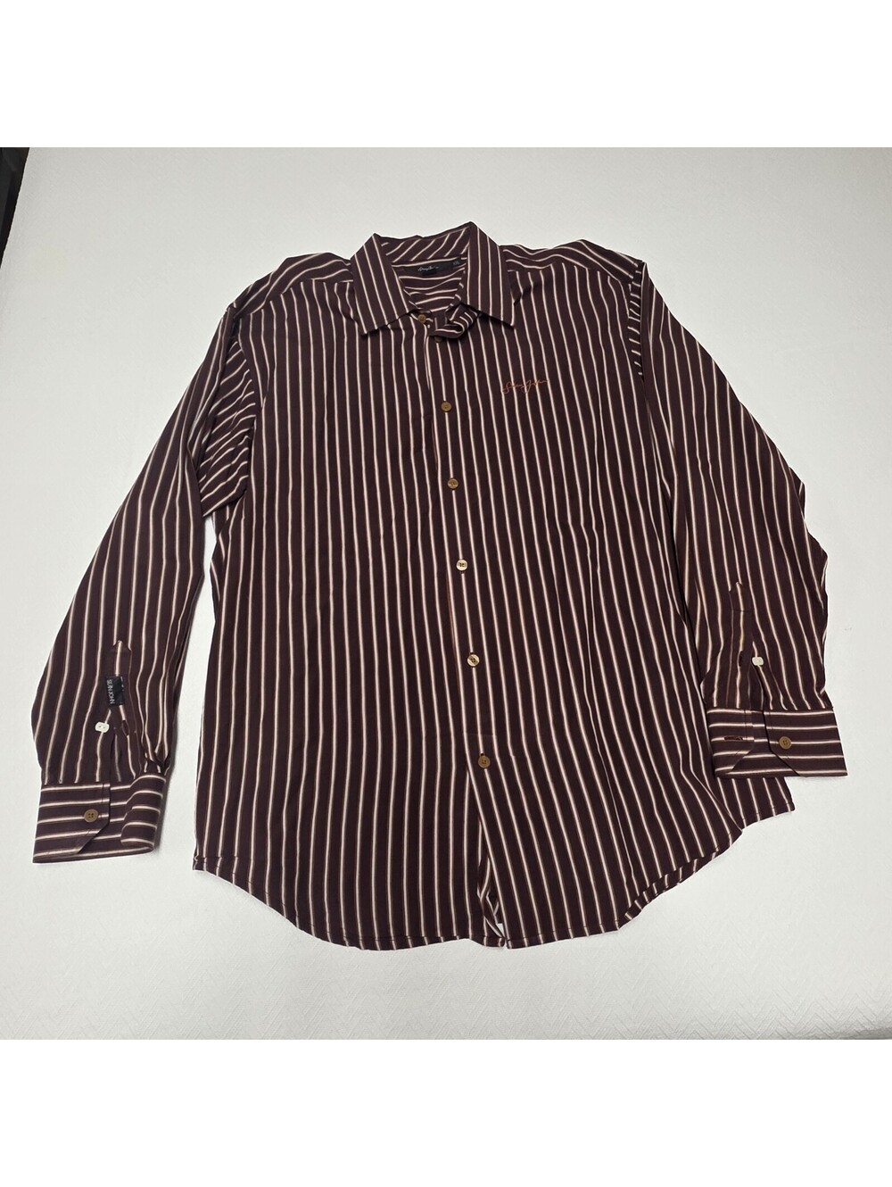 Vintage 90's Sean John Shirt Men XXL Stripe Hip Hop Rap Urban Streetwear
